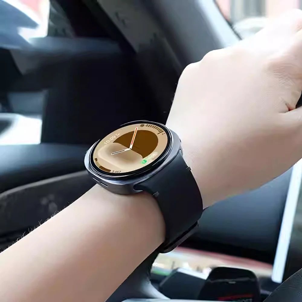 Official Silicone Strap for Samsung Galaxy Watch 8 44mm 40mm/8 Classic 46mm Band Breathable Wristband Sport Bracelet Accessories