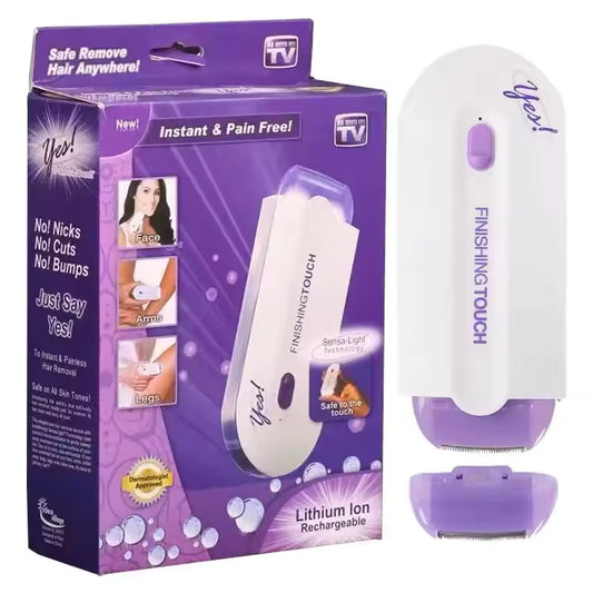 ✨ Finishing Touch Yes Hair Remover – Rechargeable Painless Facial & Body Hair Removal Device for Women