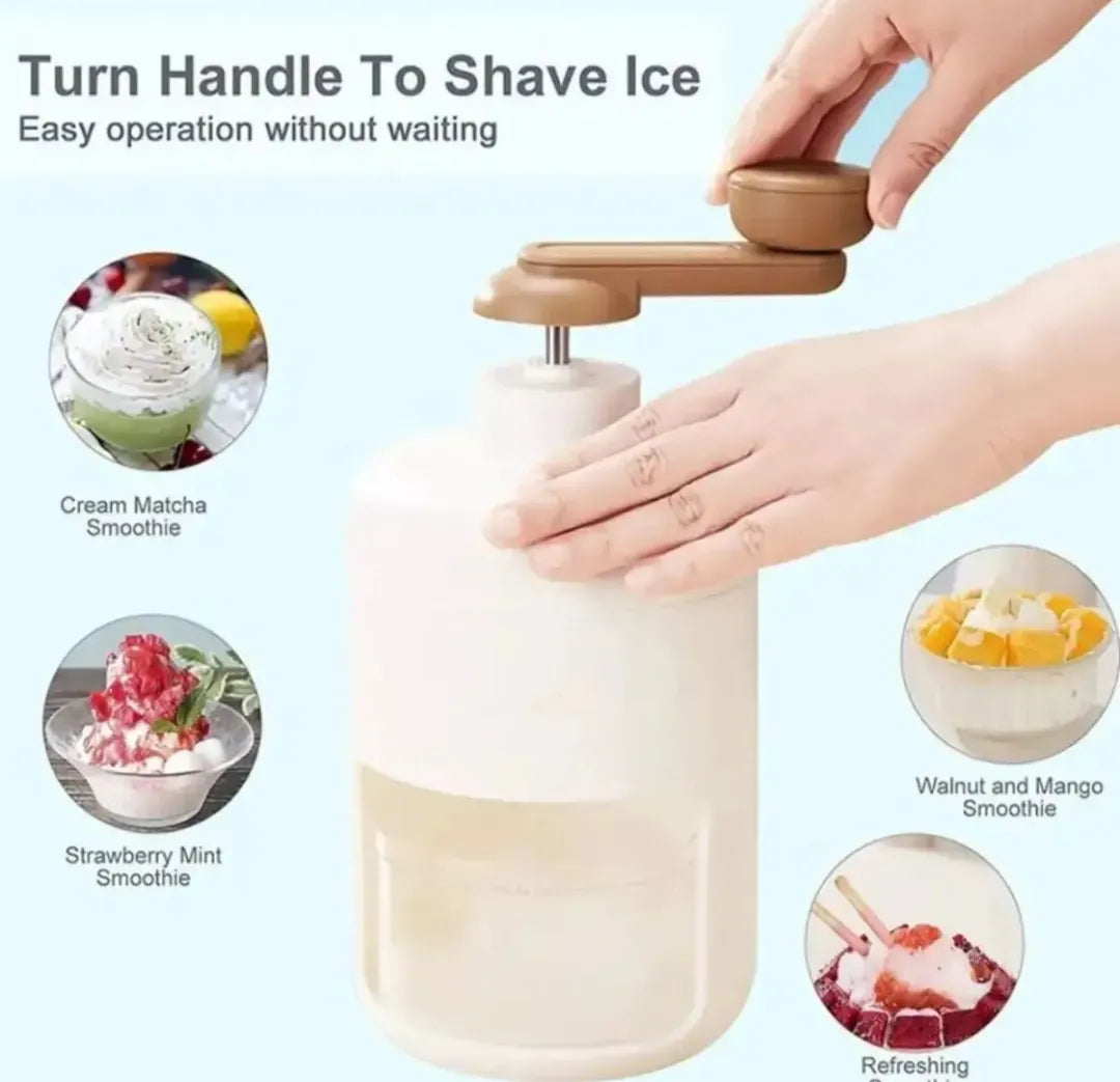 𝐌𝐚𝐧𝐮𝐚𝐥 𝐈𝐜𝐞 𝐒𝐡𝐚𝐯𝐞𝐫 & 𝐆𝐨𝐥𝐚 𝐆𝐚𝐧𝐝𝐚 𝐌𝐚𝐤𝐞𝐫 – 𝐏𝐨𝐫𝐭𝐚𝐛𝐥𝐞 𝐈𝐜𝐞 𝐂𝐫𝐮𝐬𝐡𝐞𝐫 𝐌𝐚𝐜𝐡𝐢𝐧𝐞 𝐟𝐨𝐫 𝐇𝐨𝐦𝐞 𝐔𝐬𝐞 𝐰𝐢𝐭𝐡 𝐒𝐭𝐚𝐢𝐧𝐥𝐞𝐬𝐬 𝐒𝐭𝐞𝐞𝐥 𝐁𝐥𝐚𝐝𝐞𝐬